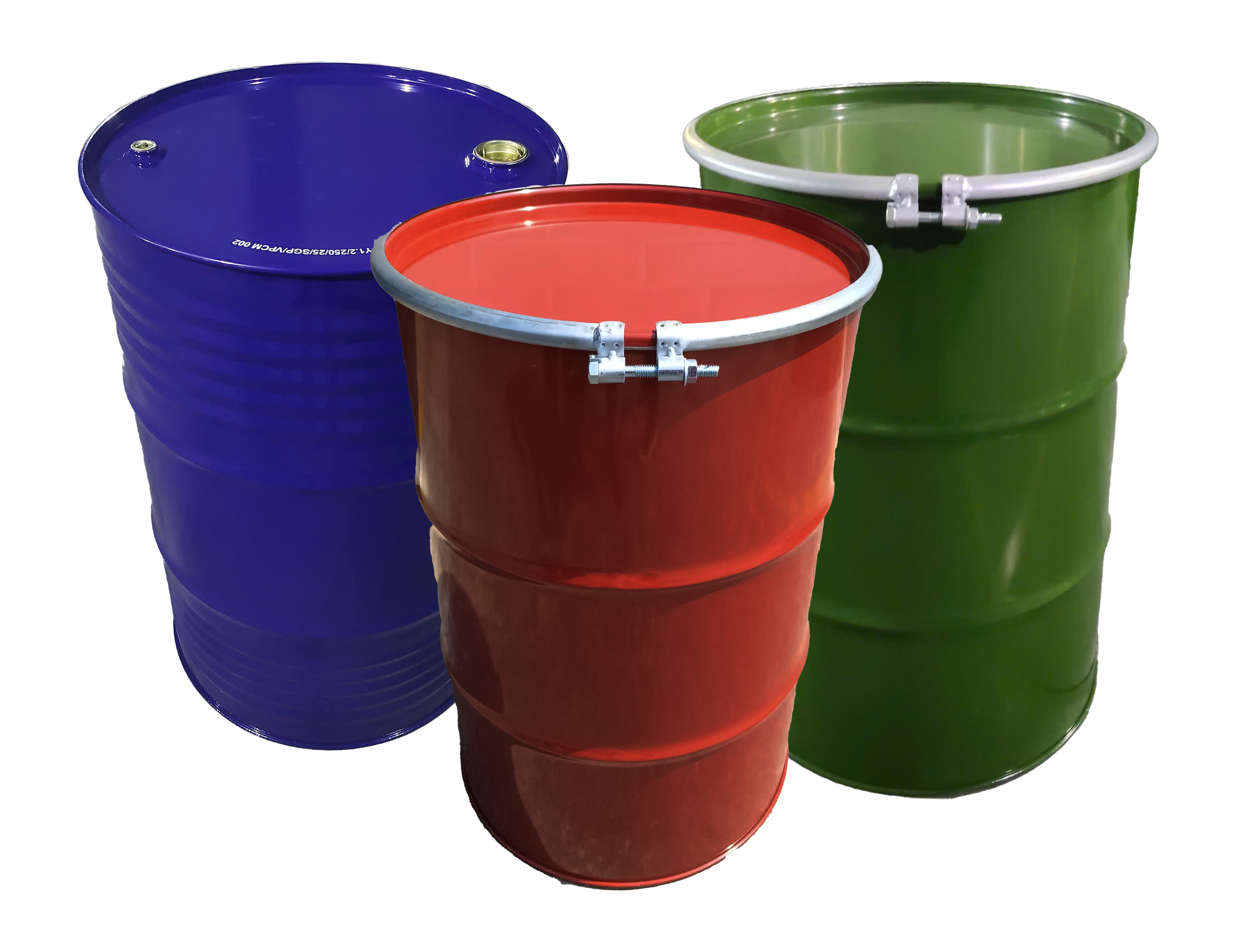DRUM FOR STORING LUBRICATING OIL AND GREASE