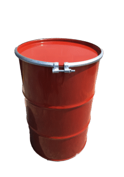 Thùng phuy thép nắp mở màu đỏ